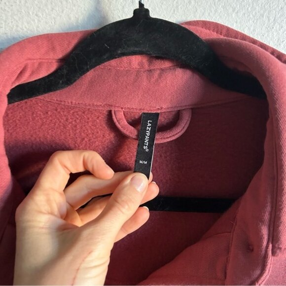 Lazy Pants Sz M Raspberry Shacket - Picture 8 of 10
